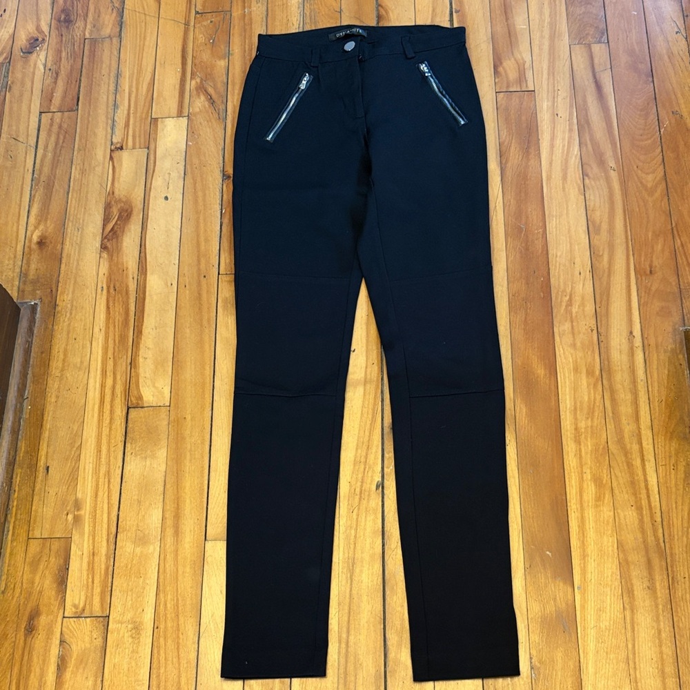 Dynamite Black Slim Stretch Jeggings/Pants with Zip Pockets - Extra Small